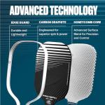 PRO-SPIN Carbon Fiber Pickleball Paddles Set of 2 | Lightweight Pickleball Set with Indoor/Outdoor Balls and Bag – Durable Pickle Ball Paddle Gift for Men, Women & Families