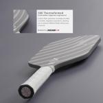 IVECADO Pickleball Paddle Edgeless - Carbon Micro-Particle Surface with High Grit & Spin, Thermoformed Pickle Ball Rackets Elongated Shape 16mm Honeycomb Core, Unibody Foam Injected