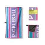 Nomadix Pickleball Towel, Microterry Quick-Dry Sweat and Sport Towel, Odor-Resistant, Ultra Absorbent, Sand and Hair Resistant, Lightweight Recycled Material, Durable, 30″×16″- Multi