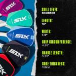 Selkirk Sport SLK Valkyrie Pickleball Paddle | Widebody Beginner Pickleball Paddles with X5 16mm Polymer Core & Fiberflex Fiberglass Face | Large Sweet Spot for Power & Control | Stealth