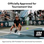 CRBN Pickleball - C40 Balls 6 Pack - Outdoor Pickleball Balls - Built for Durability & Precision - Roto-Molded 1-Piece Design