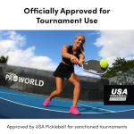 CRBN Pickleball - C40 Balls 6 Pack - Outdoor Pickleball Balls - Built for Durability & Precision - Roto-Molded 1-Piece Design