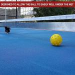 Dominator Standard Portable Pickleball Net - Indoor/Outdoor Regulation Pickleball Net - USAPA Compliant Pickleball Net on Wheels - System Includes Rolling Storage Bag & Locking Wheels