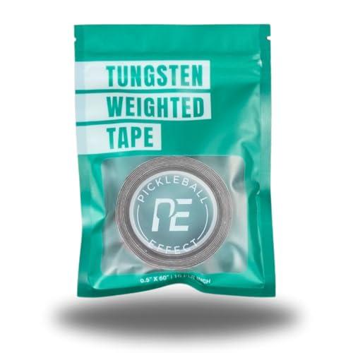 Pickleball Effect Weighted Tungsten Tape for Pickleball Paddles | Non-Toxic & Customizable Alternative of Lead Tape for Pickleball Paddles
