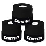 GAMMA Sports Supreme Overgrip for Tennis, Pickleball, Squash, Badminton, and Racquetball Racquets, 3 Count (Pack of 1), Black