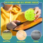 SAYAYA 50 Pack Outdoor Pickleball Balls Premium High Elasticity 40-Hole Pickleballs with Mesh Bag for Beginners, Advanced Players, Balanced, High Bounce True Flight, Tournament Play, Family Fun(Green)