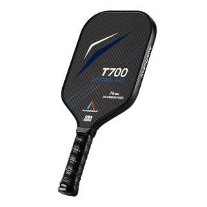 Pickleball Paddle,Pickleball Paddles-3K Raw Carbon Fiber Textured Surface with Great Grit & Spin,T700 Carbon Fiber Racket with Excellent Power,Control & Balance,USAPA Approved (Carbon-Black 16mm)