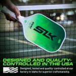 Selkirk Sport SLK Evo Hybrid XL Pickleball Paddle by Selkirk Sport | C7-Flex Hybrid Fiberglass Pickleball Paddle Face with Spinflex Surface and Rev-Hybrid Polymer Core | Hybrid Green XL