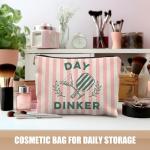 OHDCE Pickleball Queen Makeup Bag, Pickleball Gifts for Women, Pickleball Makeup Bag Cosmetic Pouch, Pickleball Accessories Women, Pickleball Cosmetic Bag Toiletry Bag