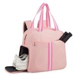 G4Free Pickleball Bag, Pickleball Backpack for Women Men, Tote Bag with Shoe Compartment & Waterproof Pocket,Pink