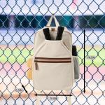 DYSHAYEN Pickleball Backpack, Pickleball Bags for Women, Pickle Ball Paddle Bag Fits 2 Paddles, Best Pickleball Accessories, Pickleball Gifts for Women （Beige）
