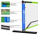 Pickleball Net for Driveway with 22FT Regulation Size Pickleball Net, 4 Outdoor Pickleballs and Carry Bag, Weather Resistance Strong Steel Frame