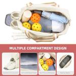 Pickleball Bag Pickle Ball Backpack for Women Pickleball Tote Sport Equipment Bag with Shoe Compartment Gift Accessory 30L