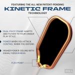 JOOLA Pro V Pickleball Paddle - 14mm/16mm - Raw Carbon Fiber Textured Surface - Enhanced Frame & Propulsion Core, USAPA & UPA-A Certified, NFC Chip Enabled, Premium Control & Lightweight Performance