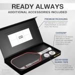 JOOLA Pro V Pickleball Paddle - 14mm/16mm - Raw Carbon Fiber Textured Surface - Enhanced Frame & Propulsion Core, USAPA & UPA-A Certified, NFC Chip Enabled, Premium Control & Lightweight Performance