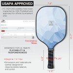 USAPA Approved Pickleball Paddle Set with Bag
