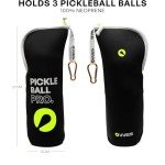 WES Pickleball Bag with Metal Hook - Black/White