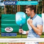 USAPA Approved Pickleball Paddle Set with Bag