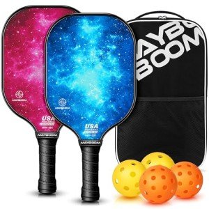 USAPA Approved Pickleball Paddle Set, 2 Pack