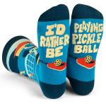 I'd Rather Be Playing Pickleball Funny Socks