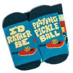 I'd Rather Be Playing Pickleball Funny Socks