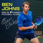 JOOLA Ben Johns Hyperion CAS 16 Pickleball Paddle - Carbon Abrasion Surface with High Grit & Spin, Sure-Grip Elongated Handle, 16mm, with Polypropylene Honeycomb Core, USAPA Approved