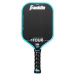 Franklin Sports Pro Pickleball Paddles - FS Tour Series Carbon Fiber Paddles - Official USA Pickleball (USAPA) Approved - Dynasty Pro Player - 16mm Polymer Core - Blue