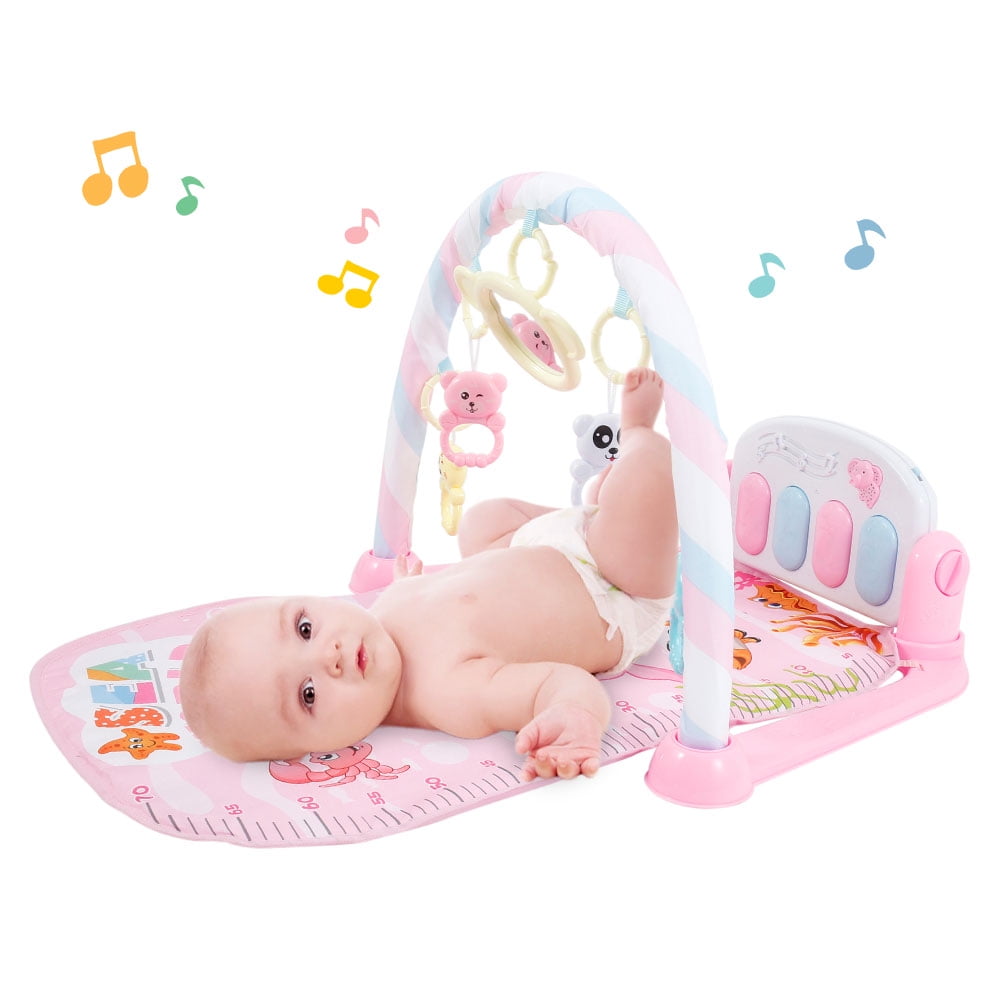 3-in-1 Baby Play Mat with Piano & Music