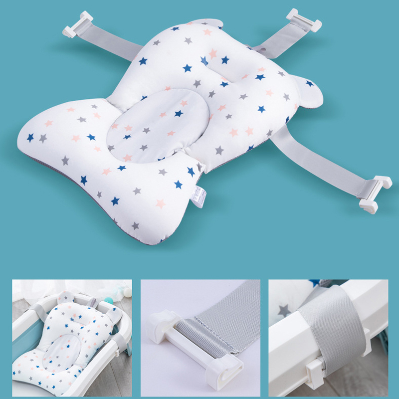 Adjustable Portable Baby Bathtub Support Seat Pad