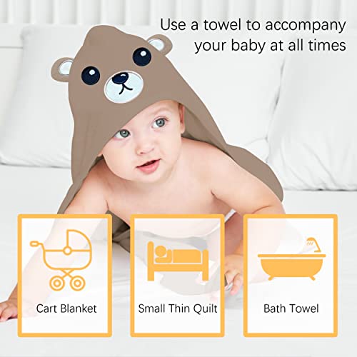 3 Pack Baby Hooded Towels with 24 Washcloths