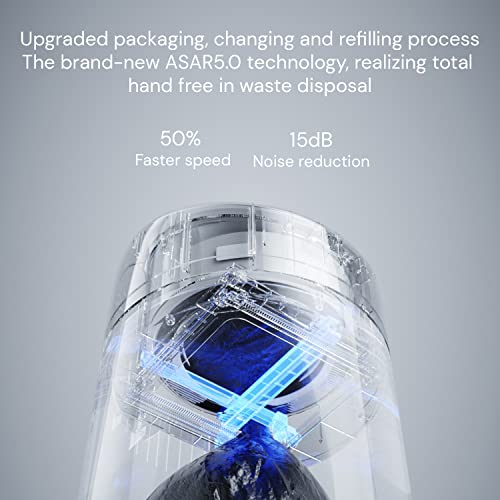 TOWNEW TT Diaper Pail with Self-Sealing Lid