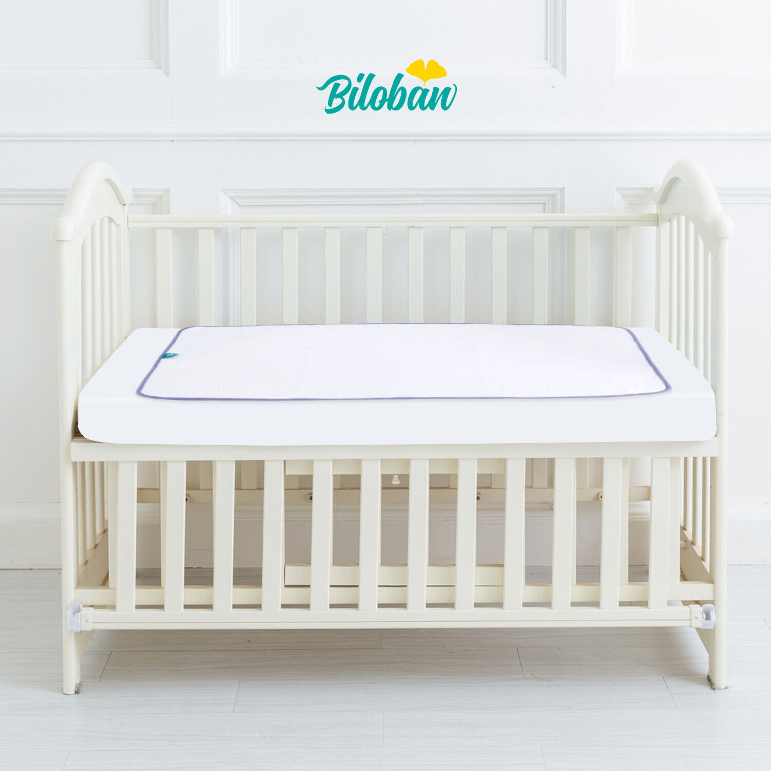 Non-Slip Waterproof Mattress Pad for Baby Cribs