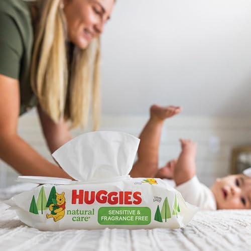 Huggies Natural Care Sensitive Baby Wipes, Unscented