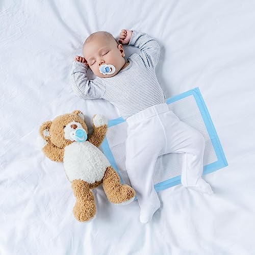 100 Pack Waterproof Disposable Changing Pads for Babies