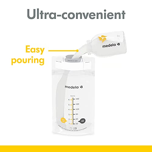 Medela 100 Breast Milk Storage Bags, Ready to Use