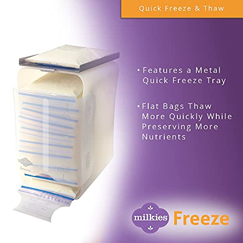 BPA-Free Breast Milk Storage Bags - FIFO Organizer