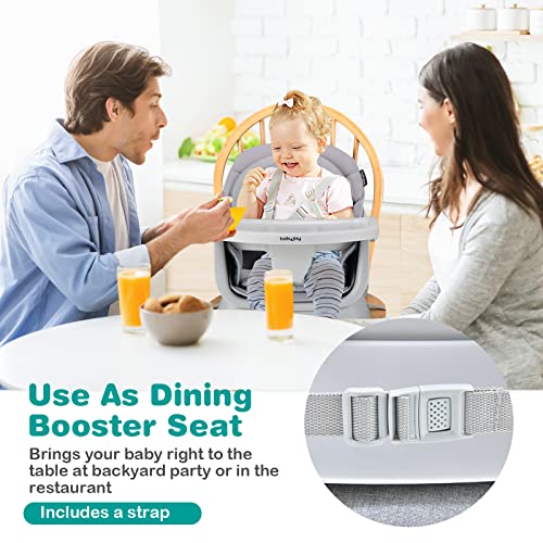 Baby Joy 8-in-1 Convertible High Chair - Gray