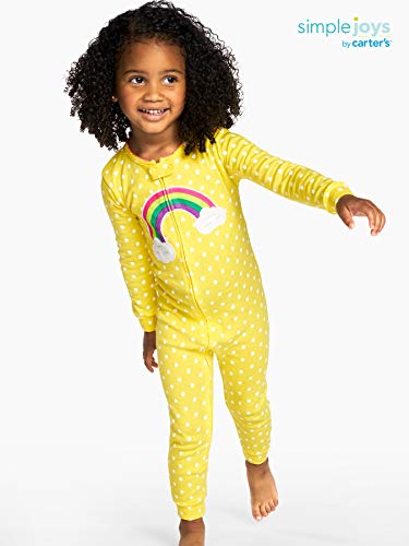 Carter's Baby Girls' 3-Pack Footless Pajamas, 18M