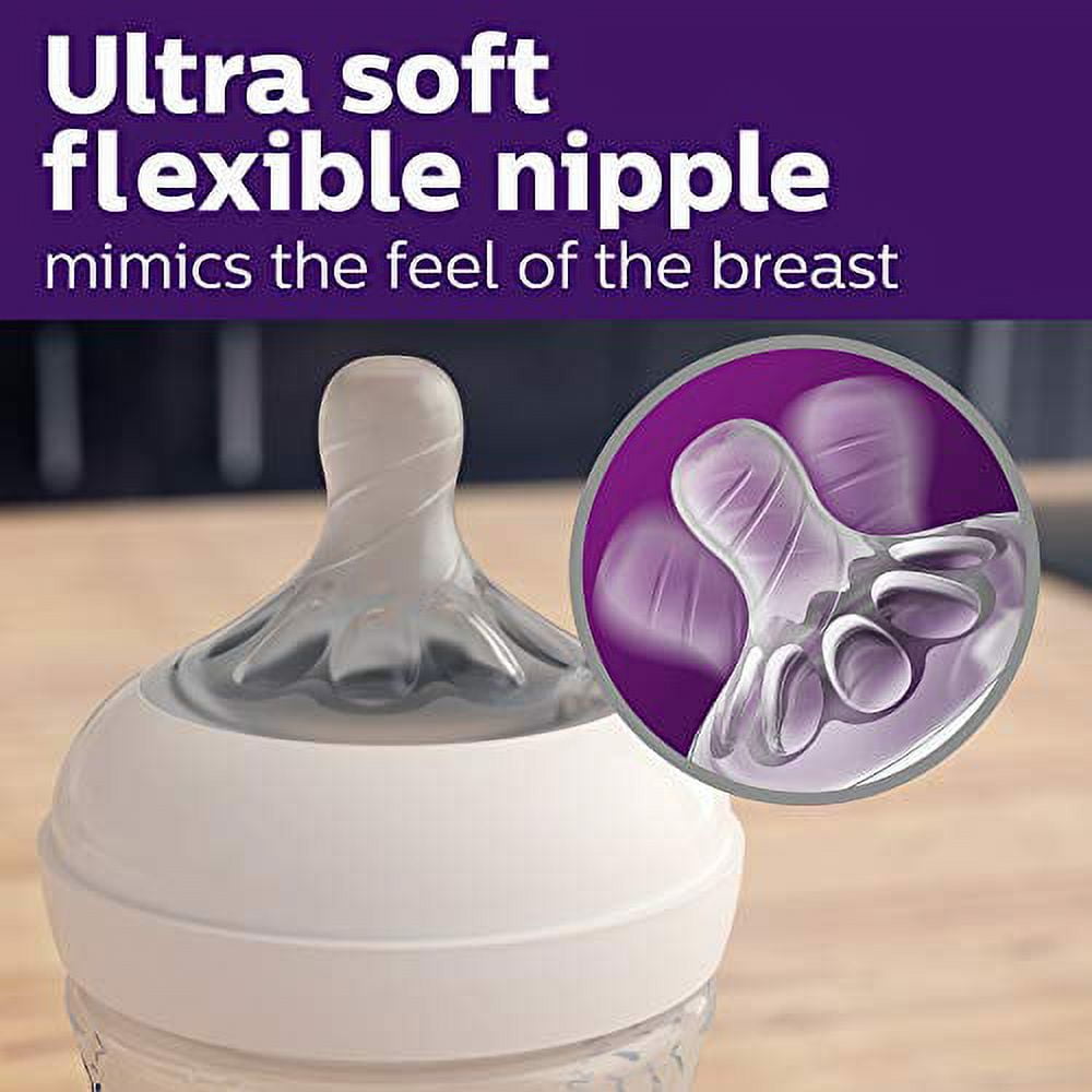 Philips Avent Natural Blue Baby Bottles 9oz 4pk