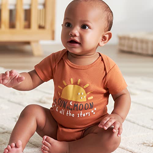 Gerber 5-Pack Short Sleeve Baby Onesies 0-3 Months