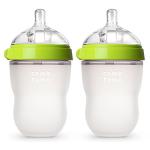 Comotomo 8oz Baby Bottle Double Pack - Green