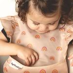 Mess-Proof Waterproof Baby Bibs with Pocket - Unicorn