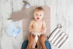 Portable On-The-Go Diaper Changing Mat in Taupe
