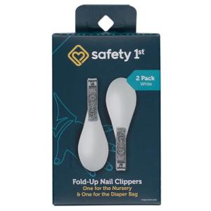 Safety 1st Fold-Up Nail Clippers - 2pk