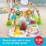 Fisher-Price Baby Playmat Deluxe Kick & Play Piano Gym for Learning & 2 Maracas Soft Rattles for Newborn to Toddler Play Ages 0+ Months