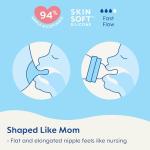 MAM Easy Active Baby Bottles 11oz, Fast Flow Skinsoft Silicone Nipple with Wide Neck Ergonomic Design, Easy to Hold, BPA-Free, Bottles with Leak-Proof Caps for 4+ Months Baby