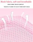Baby Bath Support Mesh Pad Newborn Bath Tub Seat Net Non-Slip Baby Tub Mat Floating Bathtub Seat Cushion Adjustable Pillow for Bathing Cushion Pad Mat for 0-3 Years Old (No Bathtub)