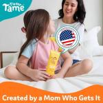 T is for Tame - Hair Taming Cream for Kids, All-Natural for Frizz & Flyaways, Coconut Oil, Leave-in Cream for Babies & Toddlers, Straight or Curly