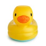 Munchkin Duck Inflatable Baby Bathtub for Babies 6-24 Months, White Hot Heat Alert, Great for Home or Travel, Classic Yellow Ducky