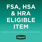 Depend Fresh Protection Adult Diapers, Incontinence Underwear for Men, Disposable, Maximum, Large, Grey, 28 Count, Packaging May Vary